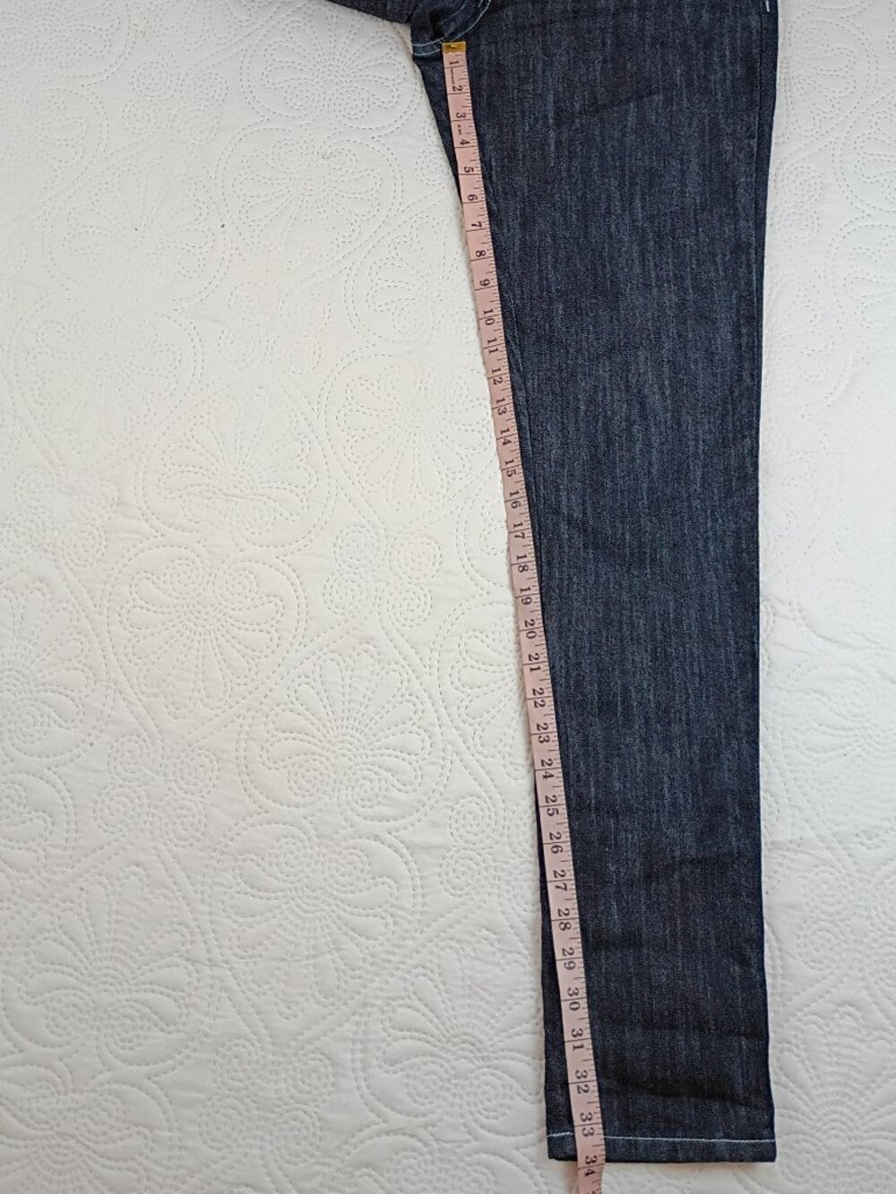 NWOT Deréon Dark Wash Bootcut Jeans Size 9/10 Stretch Denim Flap Pocket Y2K - Picture 7 of 9